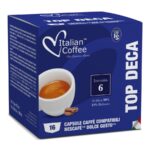 Top Deka Italian Coffee (kawa bezkofeinowa) kapsułki do Dolce Gusto - 16 kapsułek