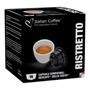 Ristretto talianske kávové kapsuly pre Dolce Gusto - 16 kapsúl