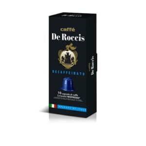 DECAFFEINATO De Roccis (kawa bezkofeinowa) kapsułki do Nespresso - 10 kapsułek