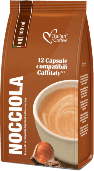 Caffè Nocciola (kawa aromatyzowana orzechowa) kapsułki Tchibo Cafissimo - 12 kapsułek