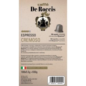 CREMOSO De Roccis kapsułki do Nespresso - 100 kapsułek