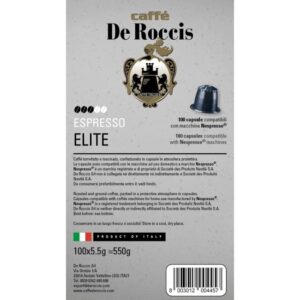 ELITE De Roccis kapsułki do Nespresso - 100 kapsułek