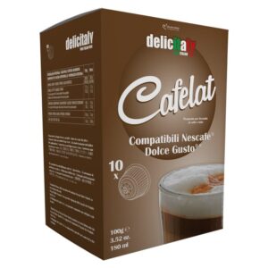 Cafelat Delicitaly (kawa latte z mlekiem) kapsułki do Dolce Gusto - 10 kapsułek