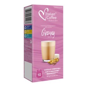 Ginseng Dolce (kawa z żeń-szeniem) Italian Coffee kapsułki do Nespresso - 10 kapsułek