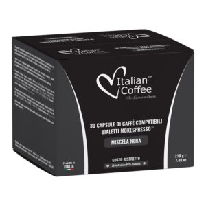Miscela Nera Ristretto kapsułki do BIALETTI CAFFÈ D'ITALIA - 30 kapsułek