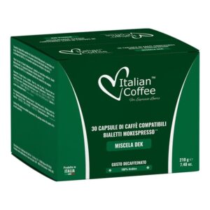 Miscela Dek Decaffeinato (kawa bezkofeinowa) kapsułki do BIALETTI CAFFÈ D'ITALIA - 30 kapsułek