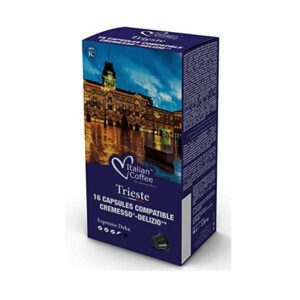 Trieste Espresso Deka (kawa bezkofeinowa) kapsułki do Cremesso Delizio - 16 kapsułek
