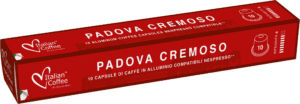 10 kapsúl Nespresso Padova Cremoso