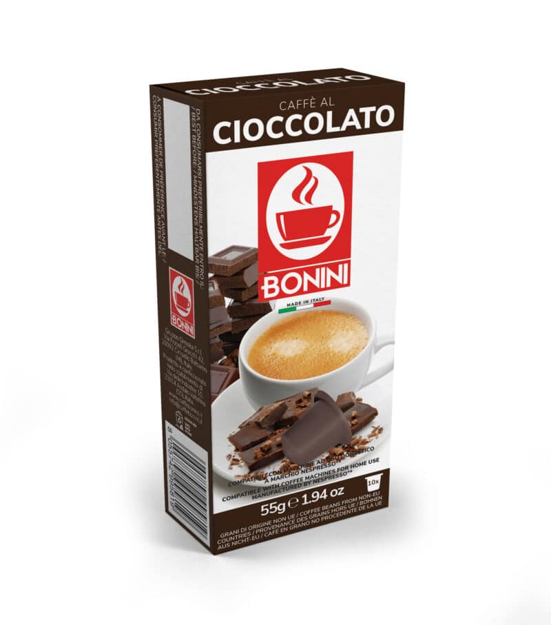 Bonini Cioccolato (kawa aromatyzowana czekoladowa) - kapsułki Nespresso - 10 kapsułek
