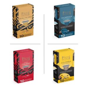 Neronobile zestaw kapsułek aluminiowych do Nespresso - 100 kapsułek