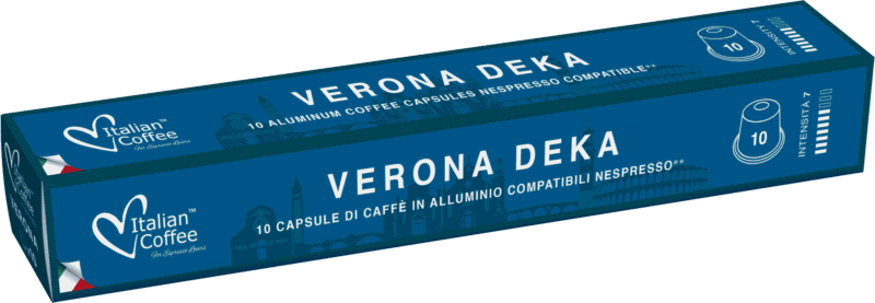 10 kapsułek nespresso deka