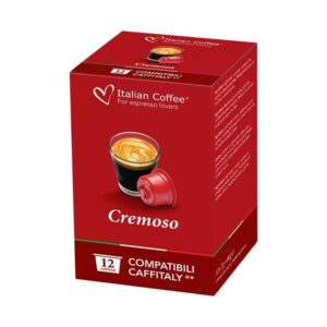 Cremoso Talianske kávové kapsuly pre Tchibo Cafissimo - 12 kapsúl