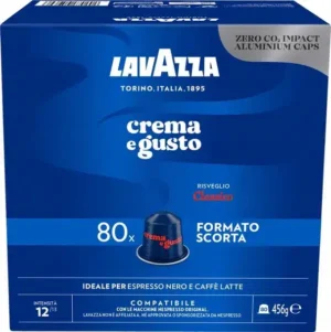 Lavazza Crema e Gusto Classico 80 aluminiowych kapsułek do Nespresso