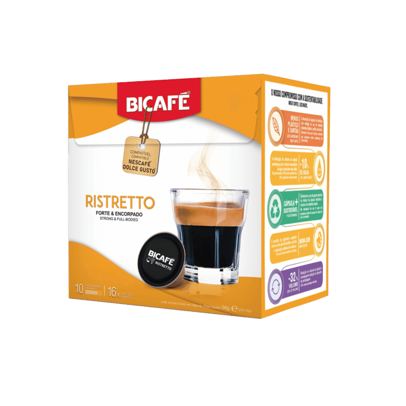 BICAFE Ristretto kapsułki do Dolce Gusto - 16 kapsułek